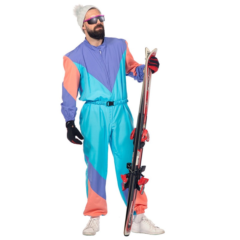 Retro ski suit men's costume 48