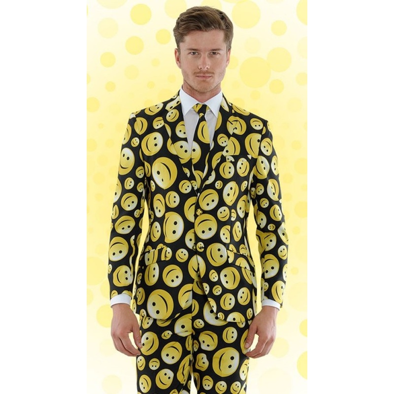 Smiley fun party suit men 48