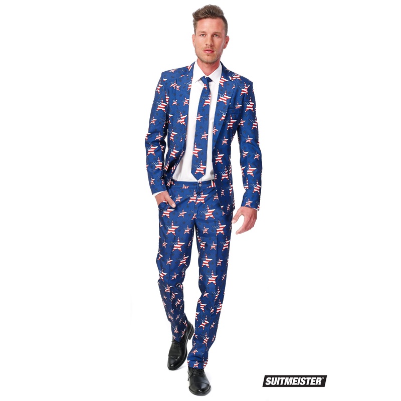 Suitmeister party suit Stars and Stripes 46