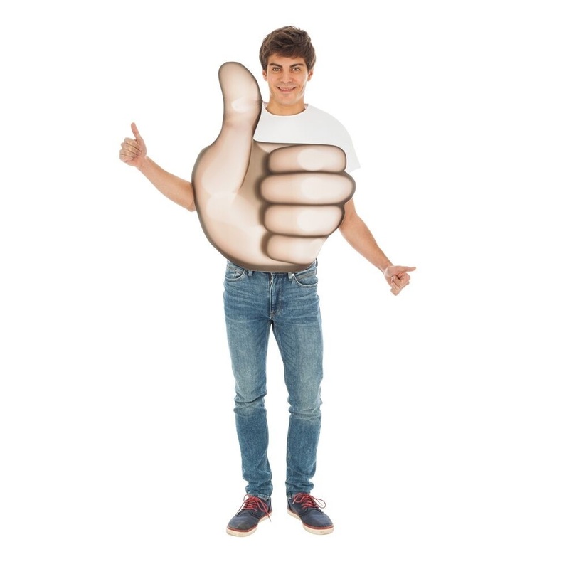 Thumbs up emoji costume unisex