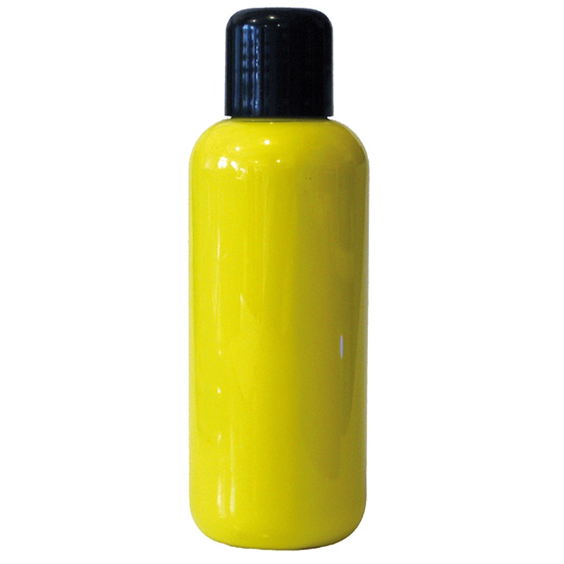 Yellow professional aqua liquid make-up