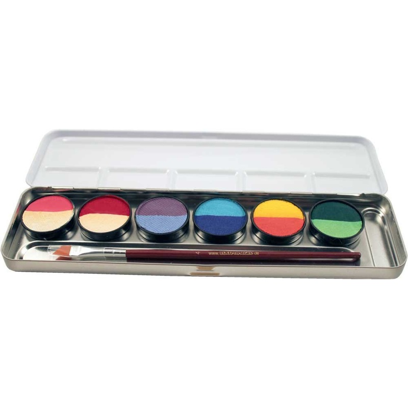 12 colors make-up palette