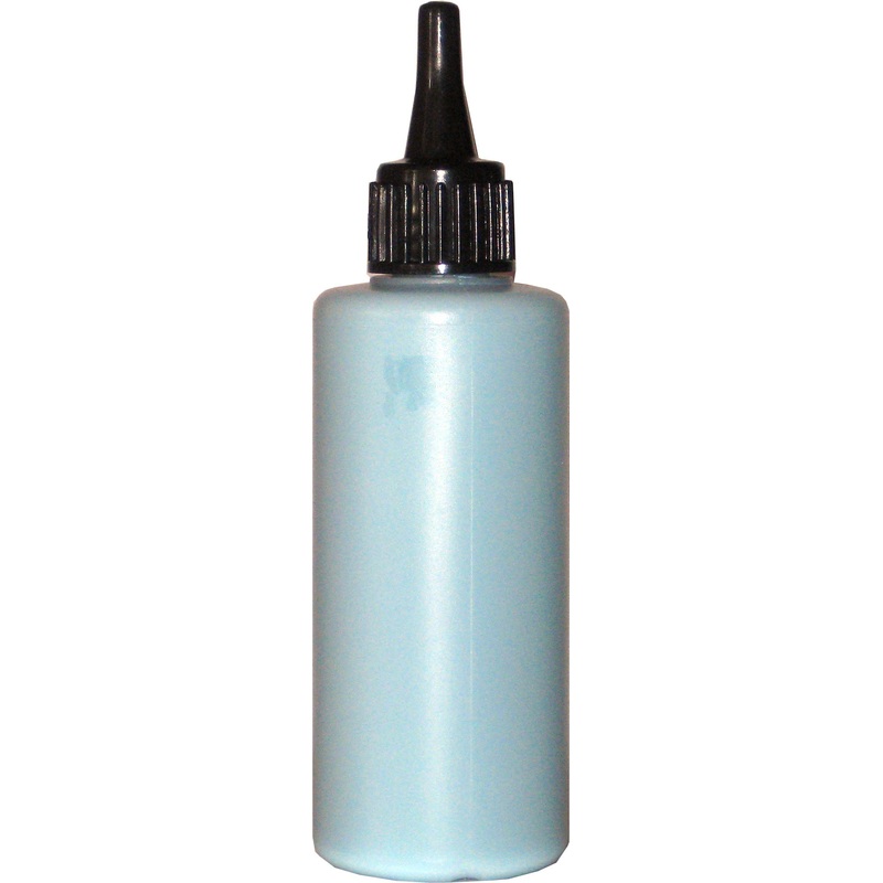 Airbrush paint in turquoise