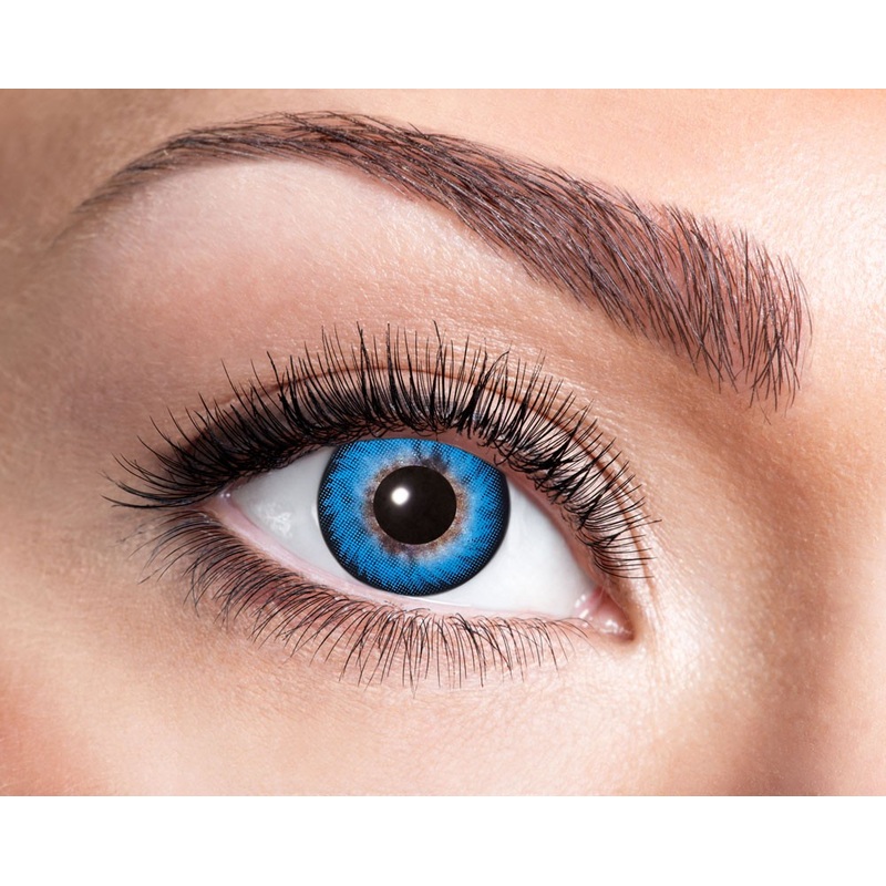 Blue Blizzard contact lenses
