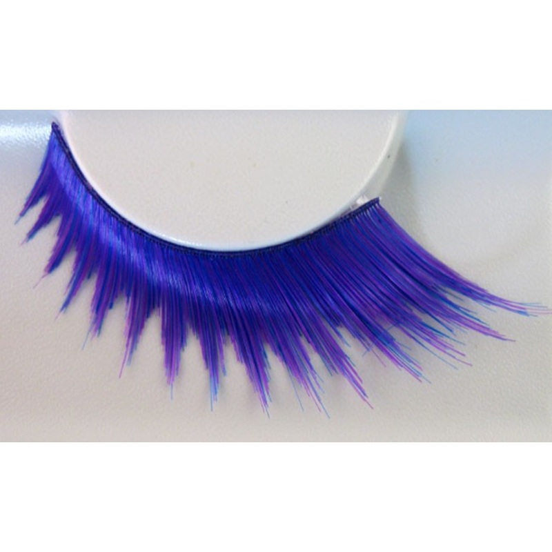 Blue-purple levels of eyelashes