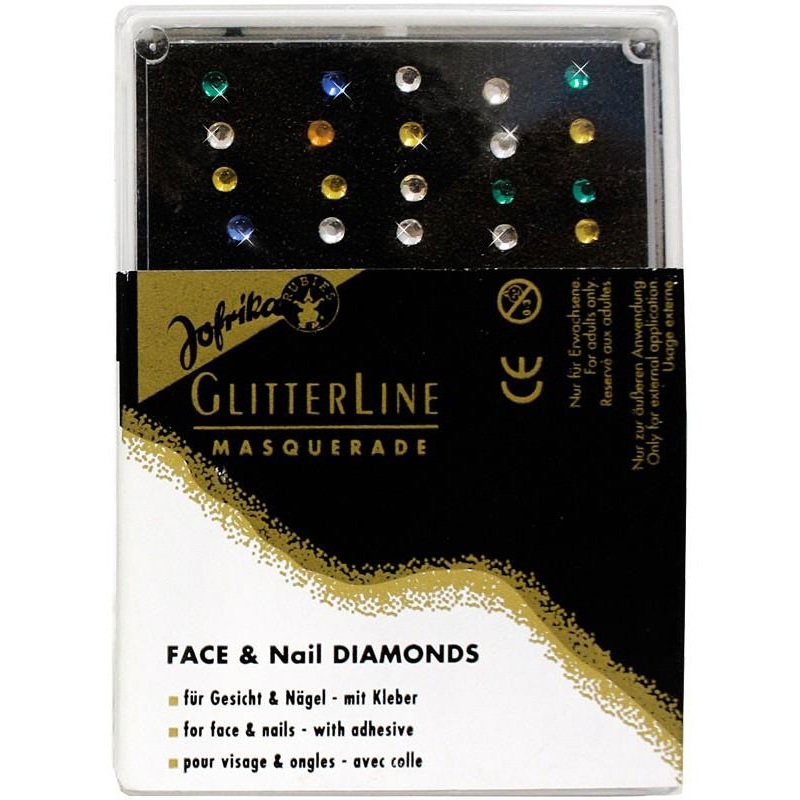Colorful rhinestones for skin and nails