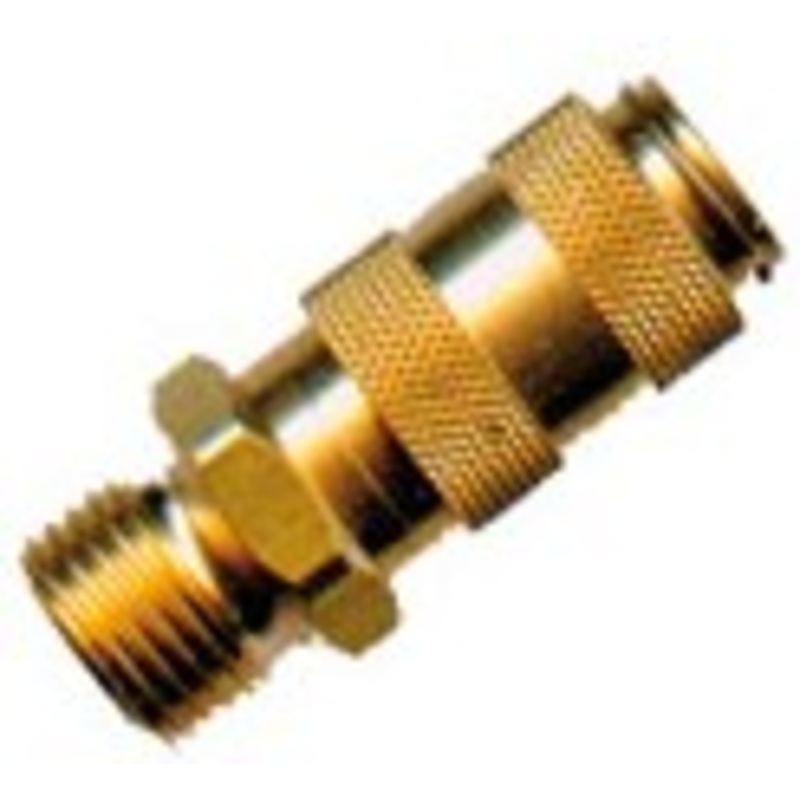 Coupling socket for airbrush paint