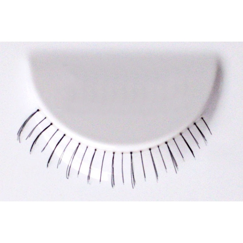 Elegant lower eyelashes in black