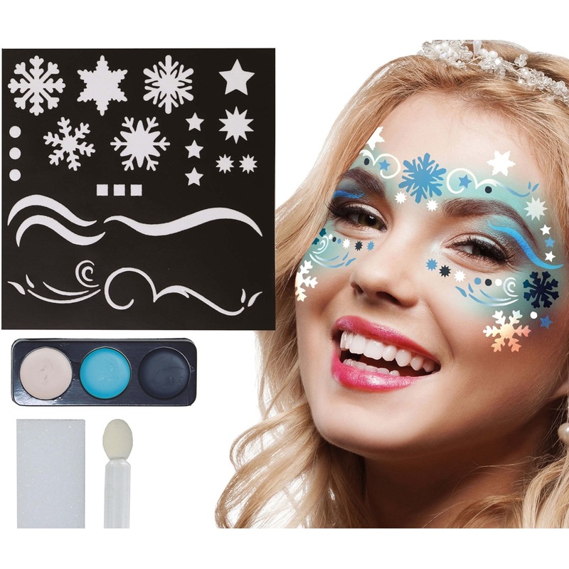 Frozen Snowflake Makeup Set Deluxe