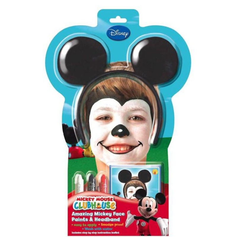 Funny Mickey Mouse make-up set with headband