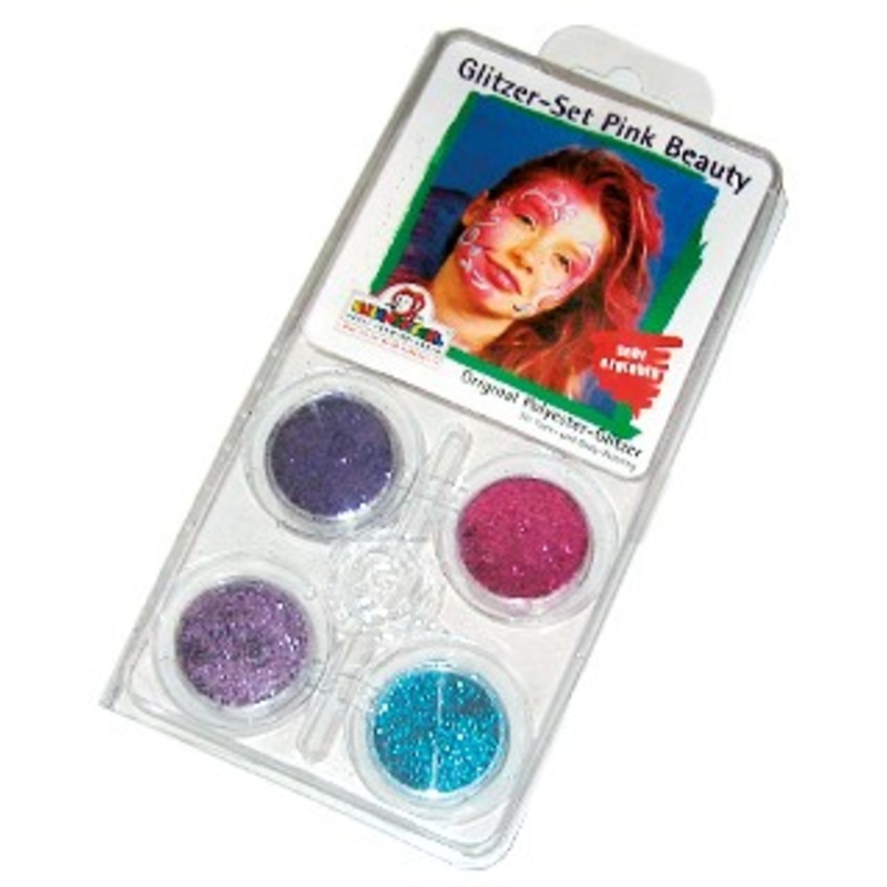 Glitter motif set Pink Beauty