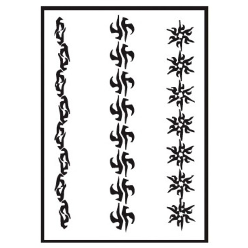 Hieroglyphics airbrush stencil