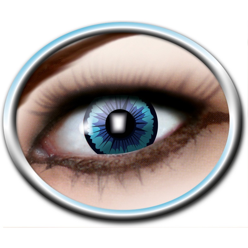 Ice crystal contact lenses