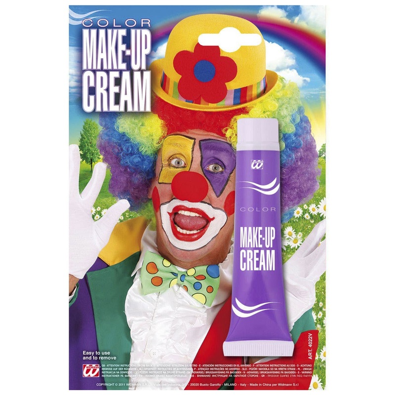 Purple cream make-up