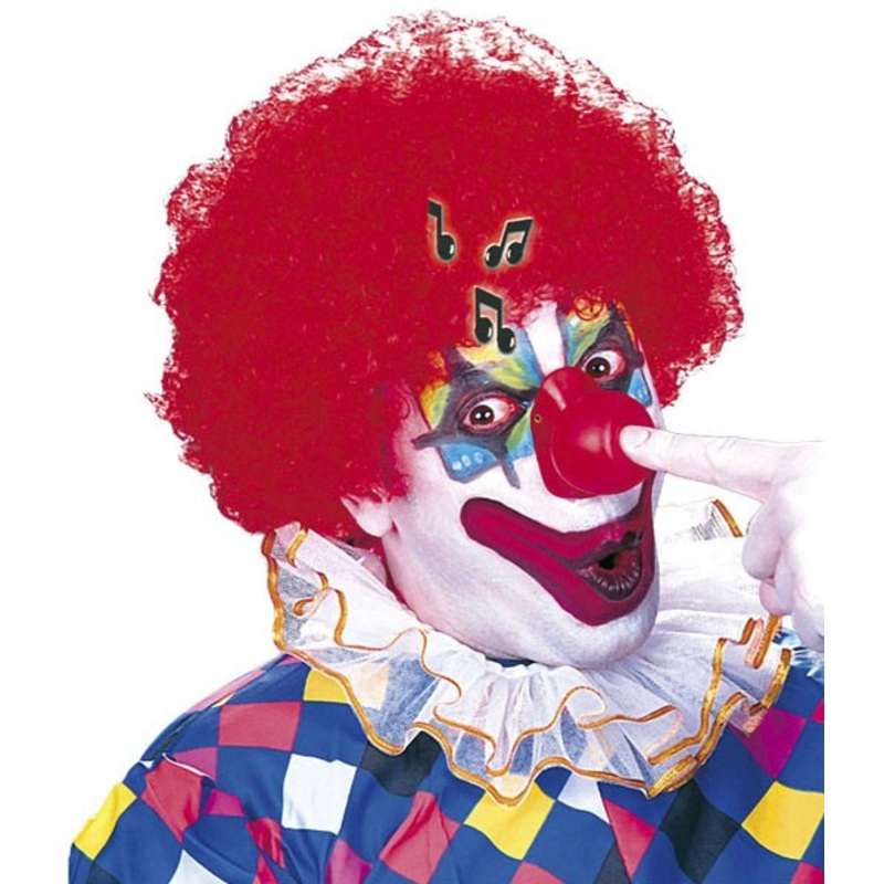 Red clown nose with sound effect