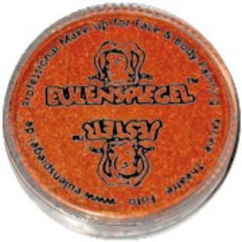 Shimmering powder deep orange