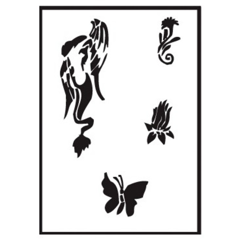 Spirit Of Nature Airbrush stencil