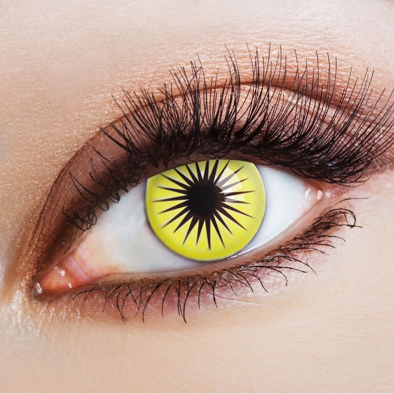 Starlight contact lens yellow
