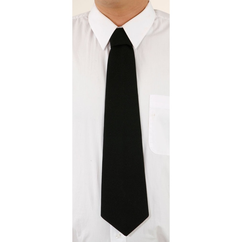 Black classic tie