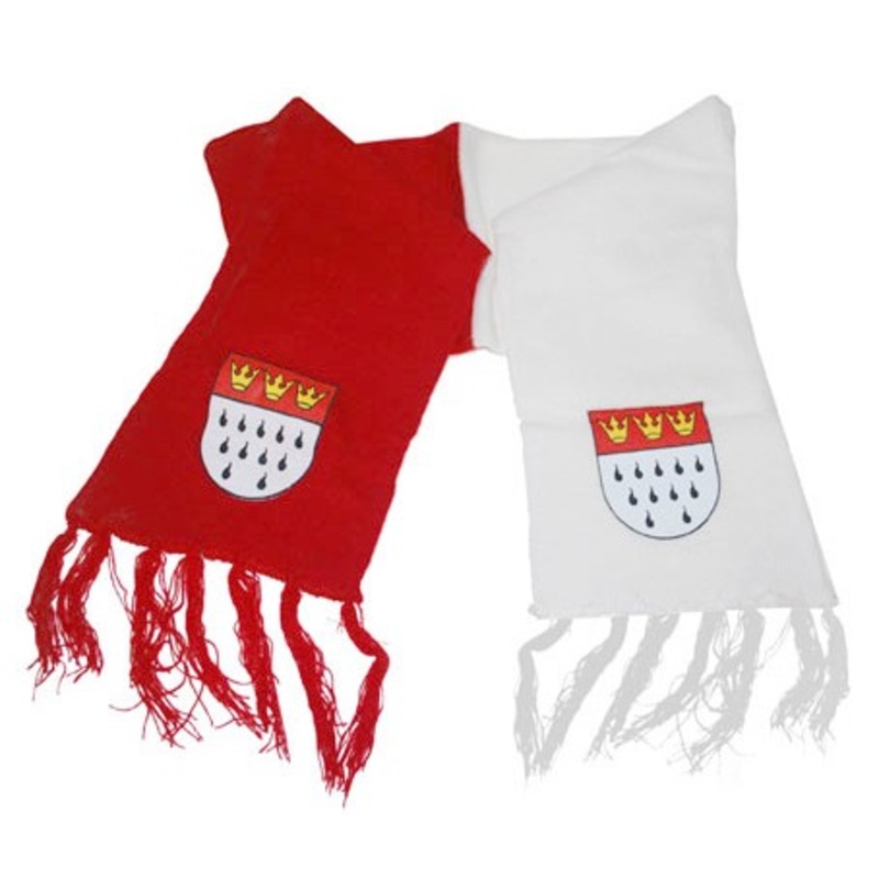 Cologne scarf with coat of arms 120 x 18cm