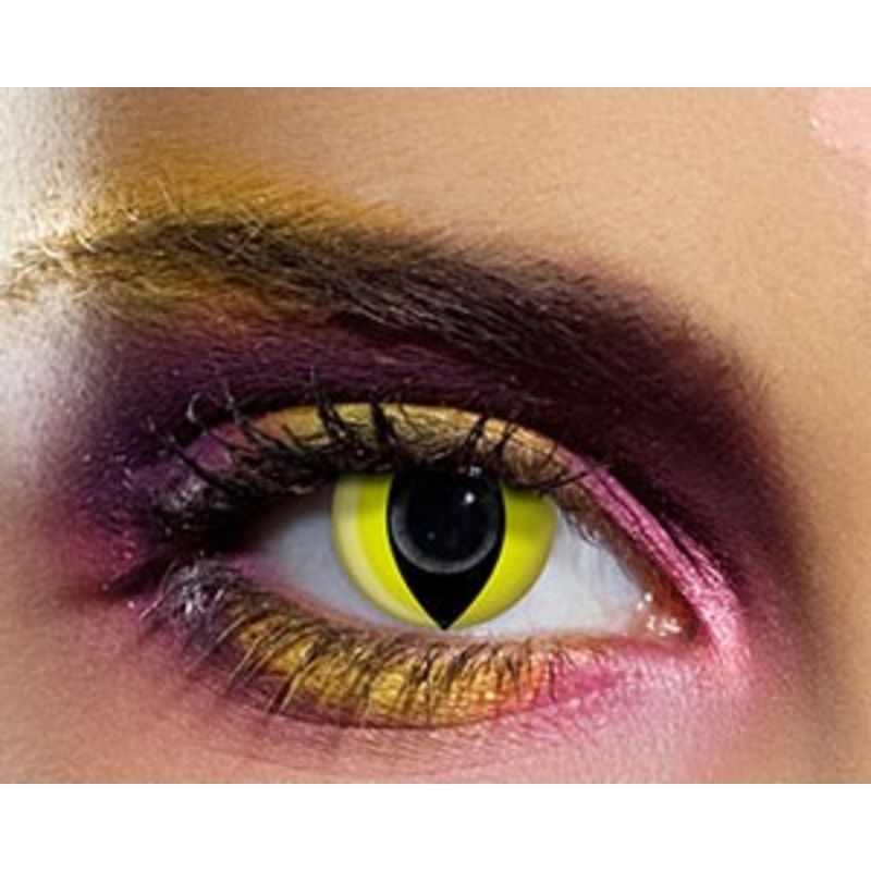 Contact Lenses Petra Yellow Cat Eyes