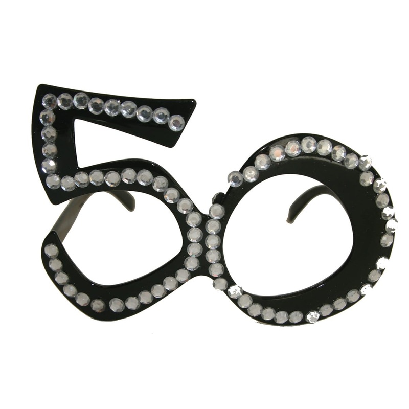 Crazy 50th birthday glasses