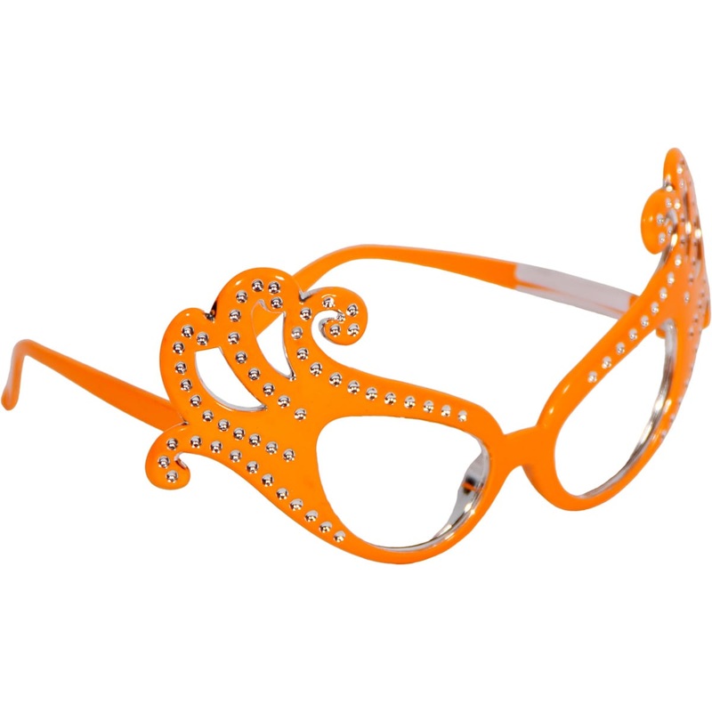 Funky glasses in orange