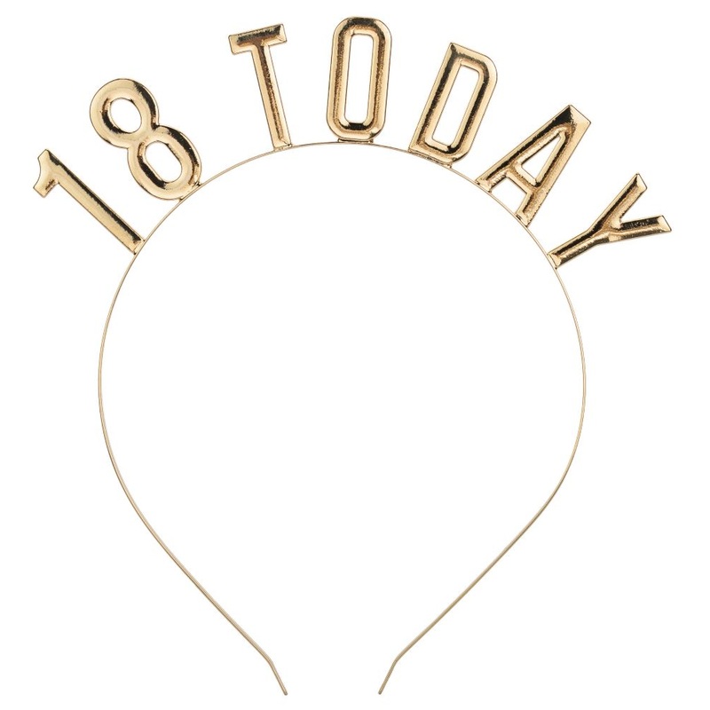 Headband 18 Today Gold