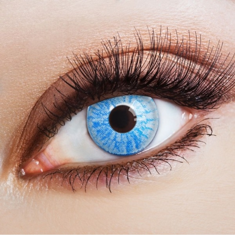 High quality blue contact lens