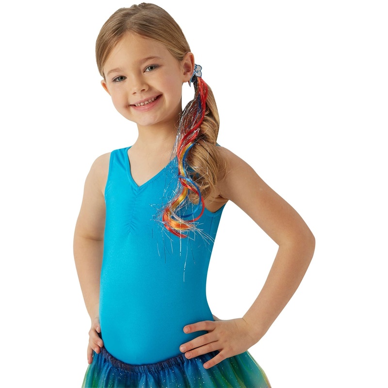 MLP hair tie Rainbow Dash with highlights 34cm
