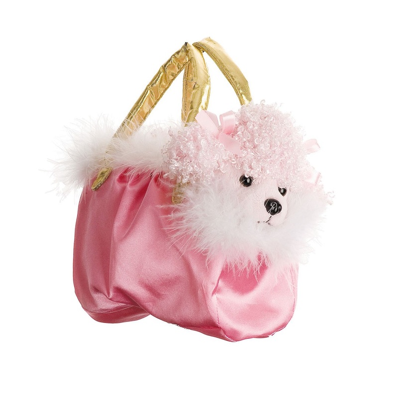 Pink It Girl Bag With Poodle