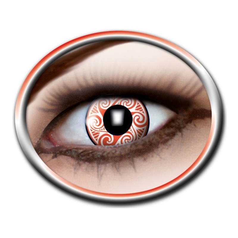 Red Cyclone Contact Lenses