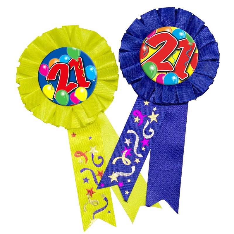 Spectacular 21st Birthday Button