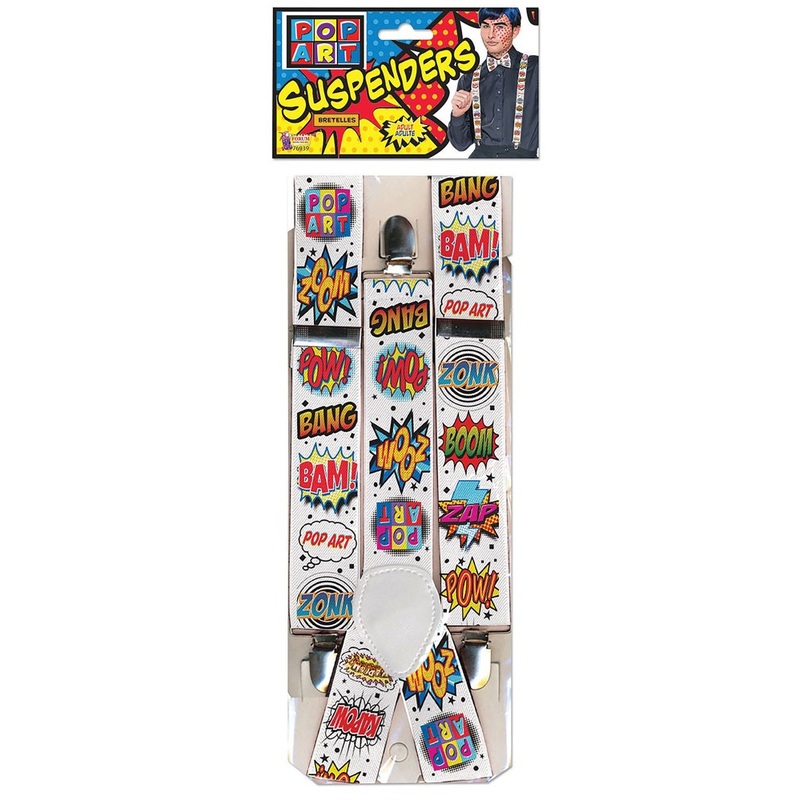 Boom Zoom Pop Art Suspenders