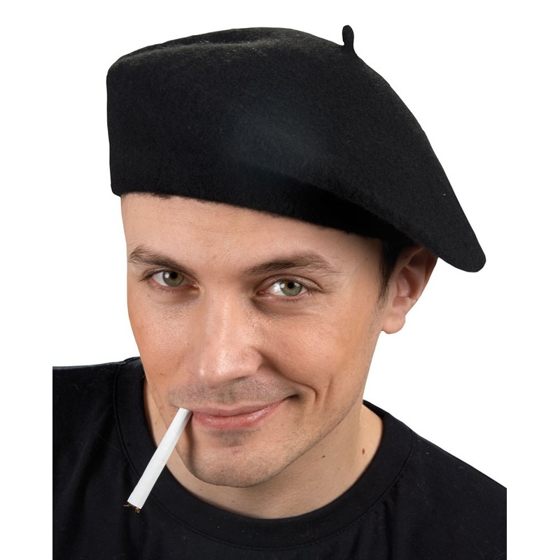 Classic French beret black