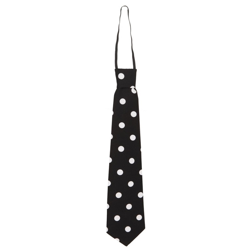 Classic tie dots black and white