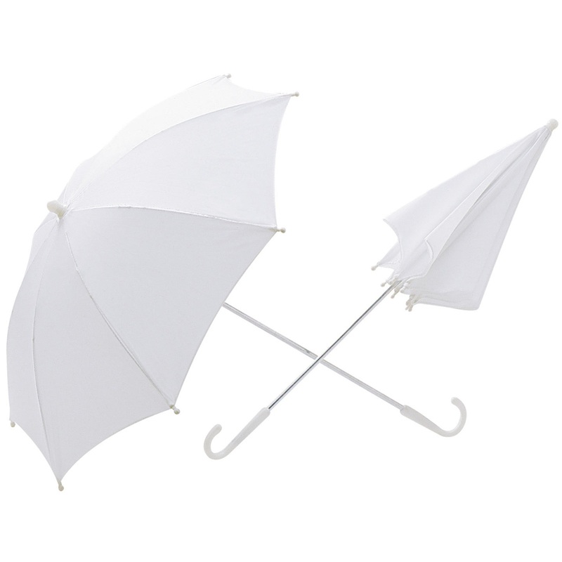 Classic white umbrella