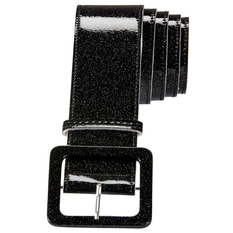 Glitter belt black 120cm