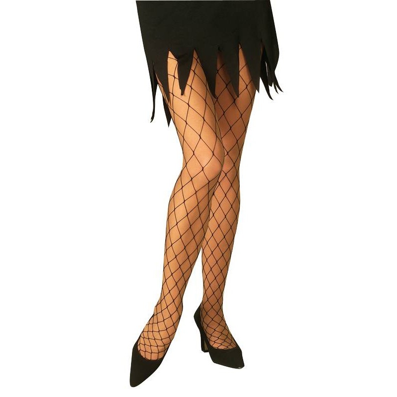 Halloween fishnet tights seductive coarse black