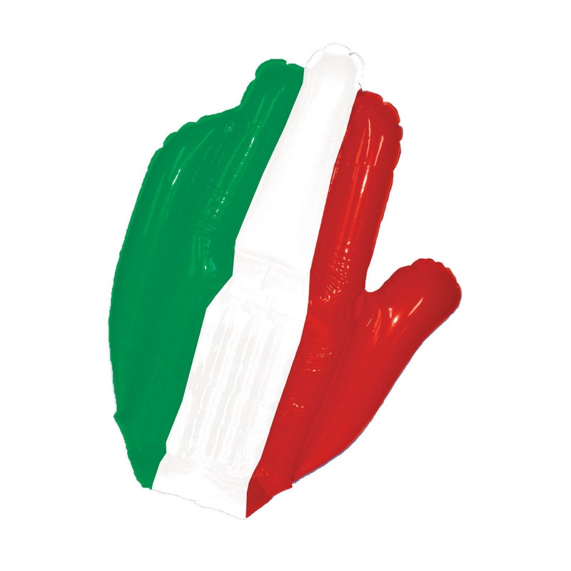 Inflatable Italy Fan Glove