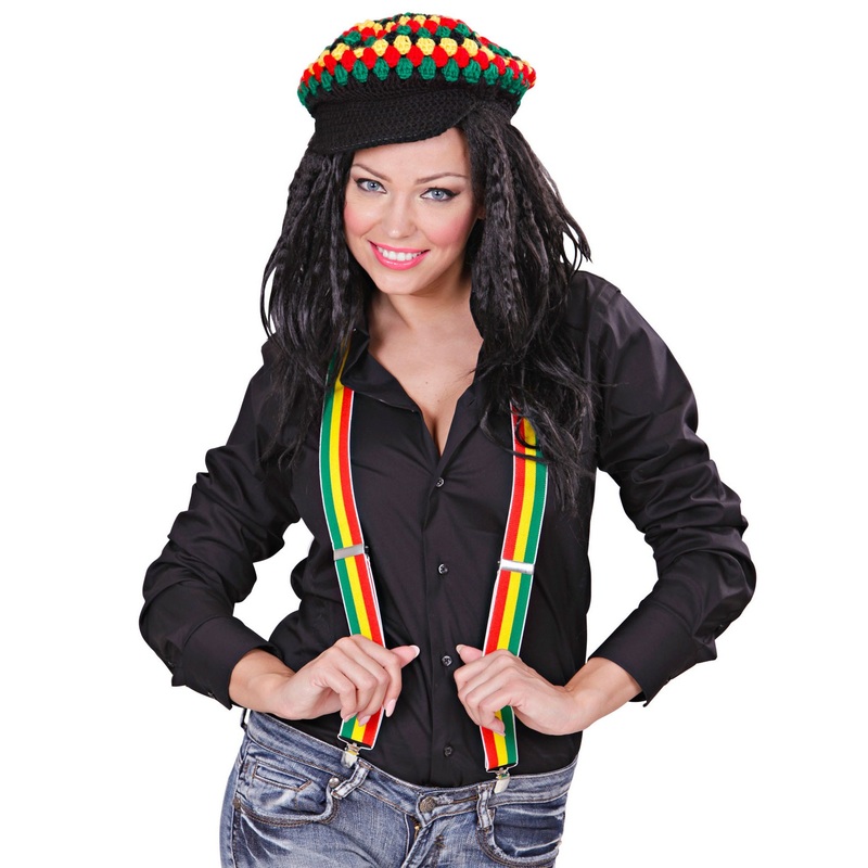 Jamaica reggae suspenders
