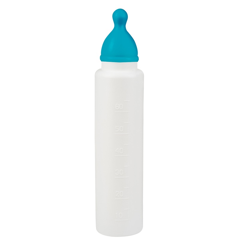 Nuckelfix baby drinking bottle in blue 32cm