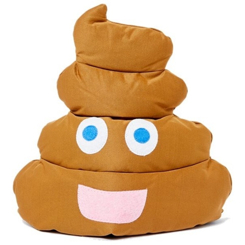 Poop pile emoji hat