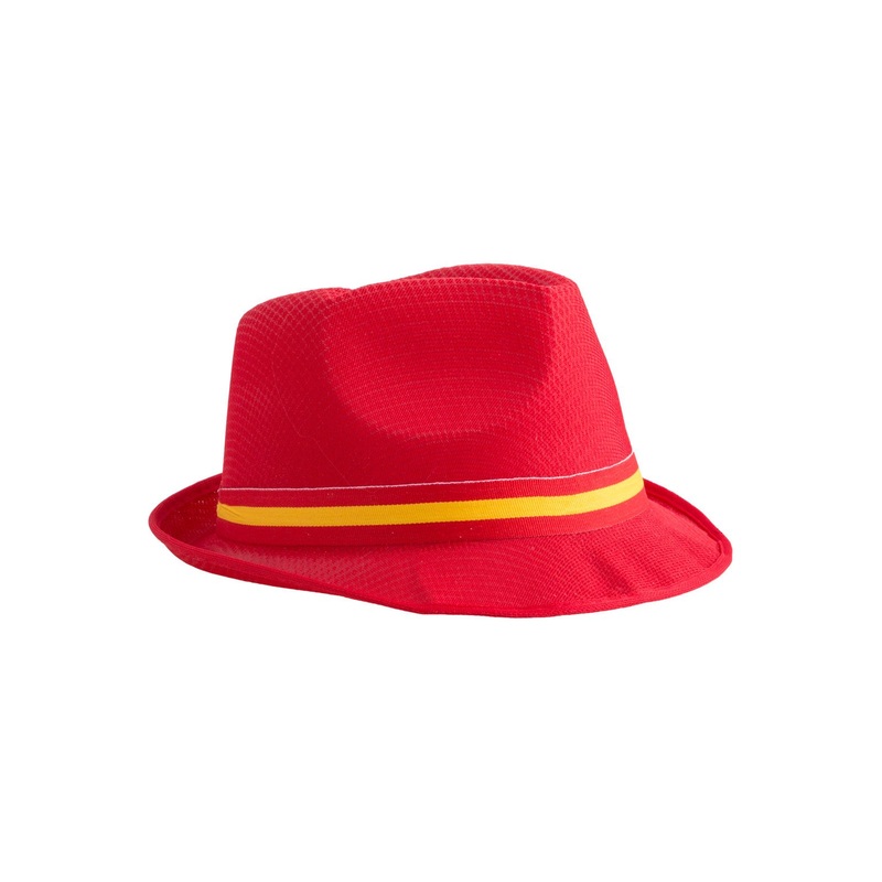 Spain fan hat with border