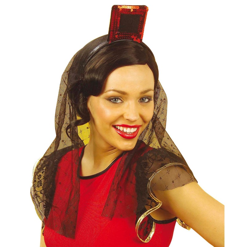 Spanish headdress with veil