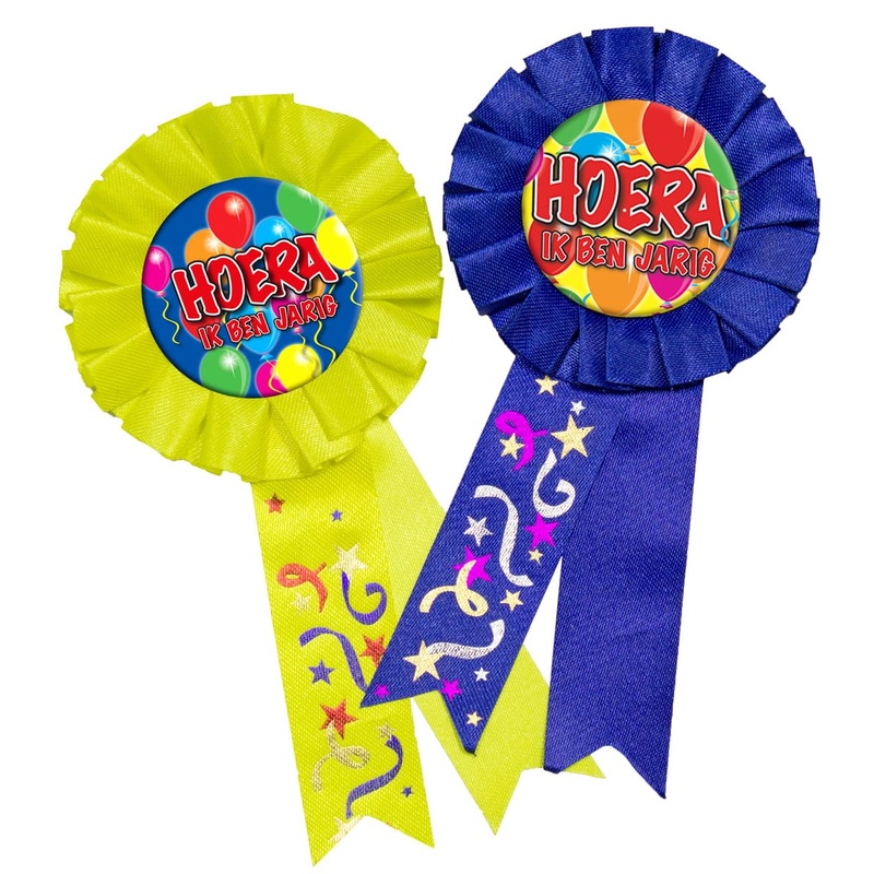 Spectacular Birthday Button Hoera
