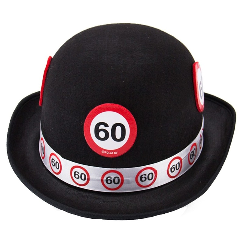 Traffic sign 60 felt hat