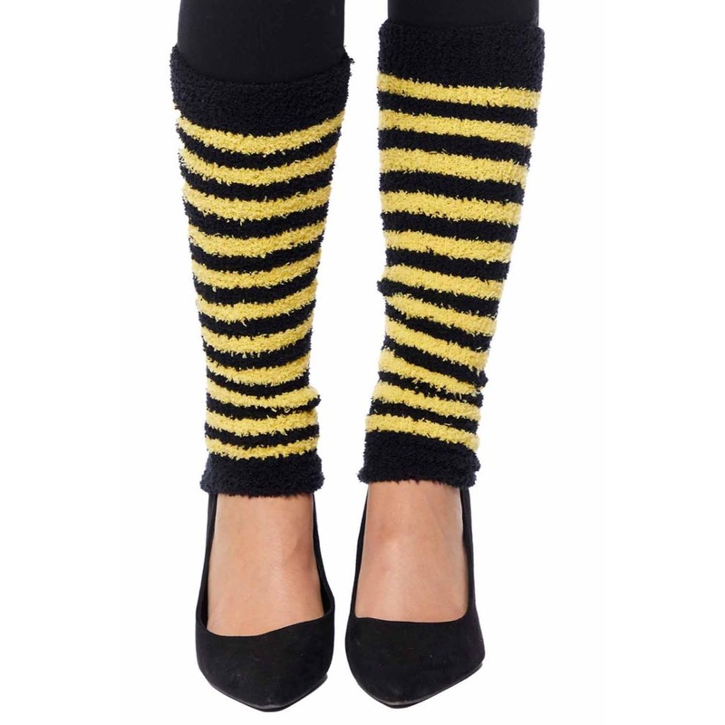 Bee leg warmers for women
