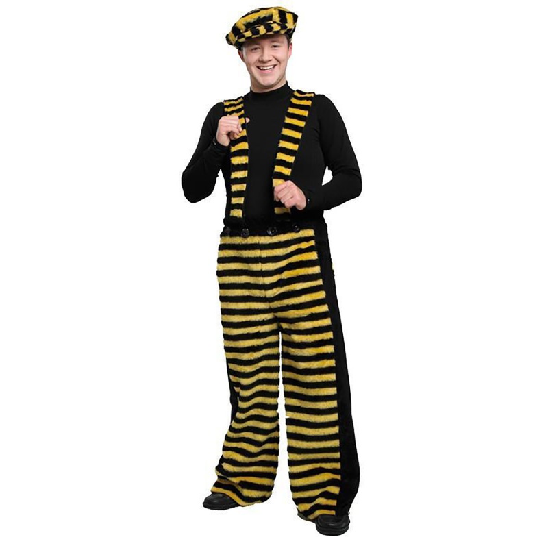 Bees mojo plush dungarees costume S