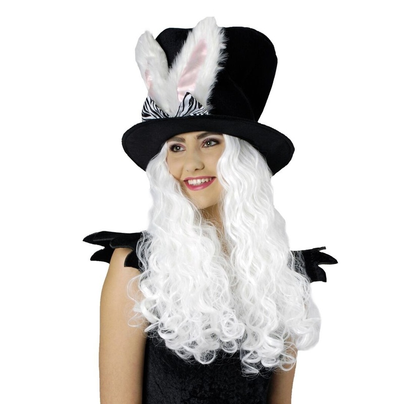 Black hat with rabbit ears
